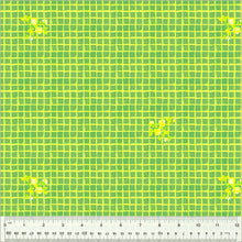 Load image into Gallery viewer, PRE-ORDER, Window Pane in Green, By Hand Collection by Heather Ross for Windham