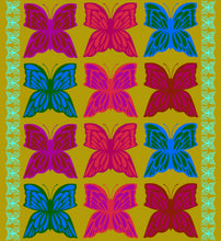 Load image into Gallery viewer, Pre-Order, Fluttering Borderless Quilt Kit featuring with Overdressed Collection by Anna Maria from Northcott