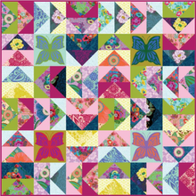 Load image into Gallery viewer, Pre-Order, Fluttering Borderless Quilt Kit featuring with Overdressed Collection by Anna Maria from Northcott