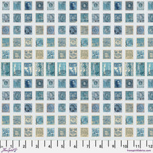 Load image into Gallery viewer, Eclectic Elements Palette Blue Half Yard Bundle by Tim Holtz for Freespirit Fabric