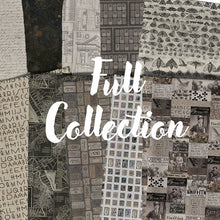 Load image into Gallery viewer, Pre-Order Eclectic Elements Palette Charcoal Half Yard Bundle by Tim Holtz for Freespirit Fabric