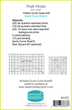 Load image into Gallery viewer, Posh Petals Quilt Pattern