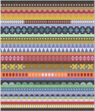 Load image into Gallery viewer, Traverse Quilt Kit features Handloom yarn dyed by Tara Faughnan from Windham Fabric