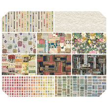 Load image into Gallery viewer, Eclectic Elements Palette Multi Half Yard Bundle by Tim Holtz for Freespirit Fabric