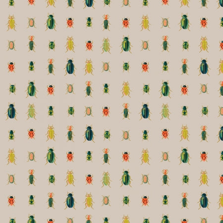 Beetles & Bugs in Khaki Metallic, Curio Collection