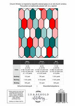Load image into Gallery viewer, Church Window Quilt Pattern