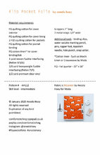 Load image into Gallery viewer, Flip Pocketfolio Pattern