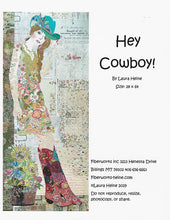 Load image into Gallery viewer, Hey Cowboy Collage Pattern
