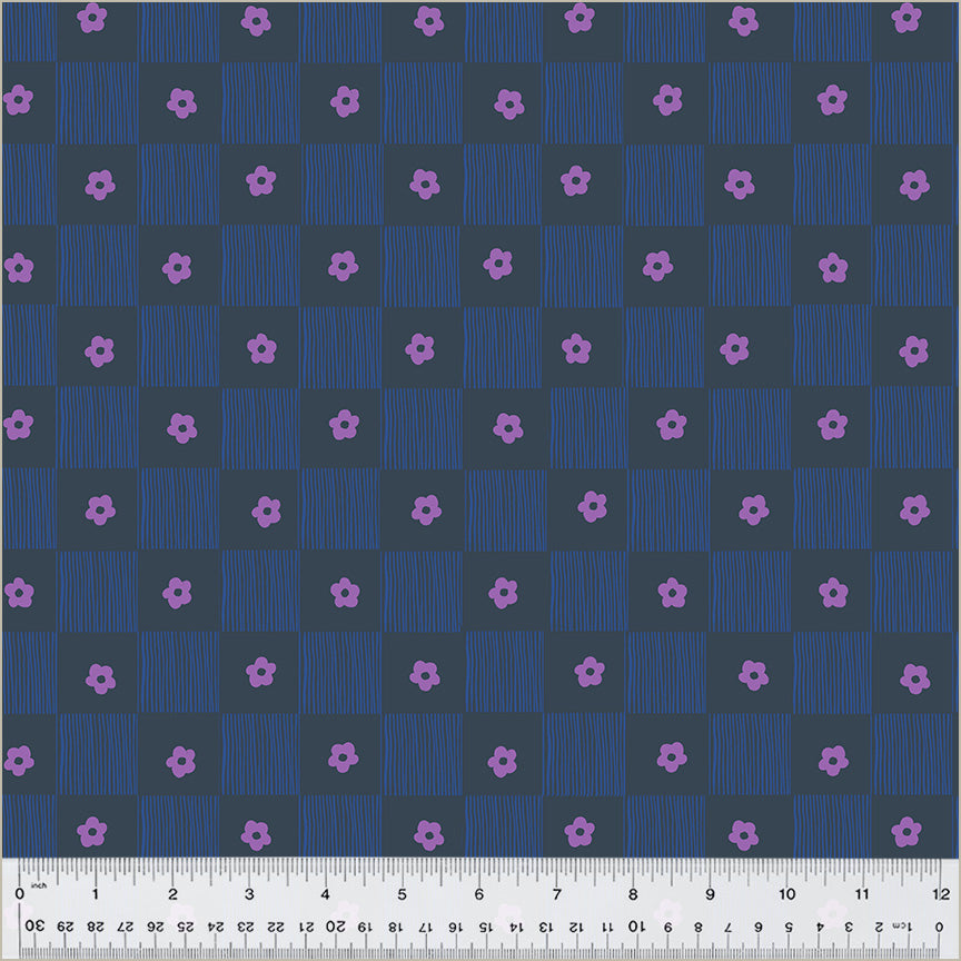 PRE-ORDER, Footpath, Indigo, Ruby and Bee Blenders Collection by Heather Ross for Windham