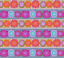 Load image into Gallery viewer, Pre-Order, Line Dance in Bouquet by Anna Maria from Perennial Borders Collection, Northcott, AMT135-82V, Anna Maria Textiles
