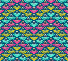 Load image into Gallery viewer, Pre-Order, Echinacea Rhythm in Parade by Anna Maria from Perennial Borders Collection, Northcott, AMT136-86C, Anna Maria Textiles
