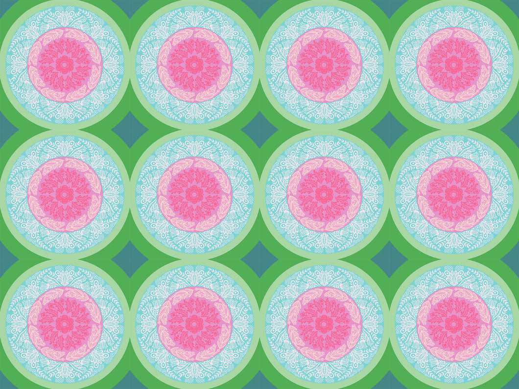 Pre-Order, Dolly in Powder by Anna Maria from Perennial Borders Collection, Northcott, AMT138-78V, Anna Maria Textiles
