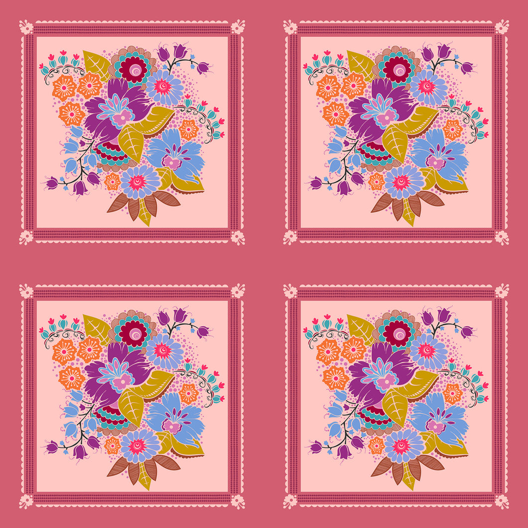 Pre-Order, Square Dance Panel in Glow by Anna Maria from Allegory Collection, Northcott, AMT144-23L