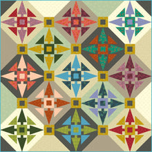 Load image into Gallery viewer, Compass Quilt Pattern
