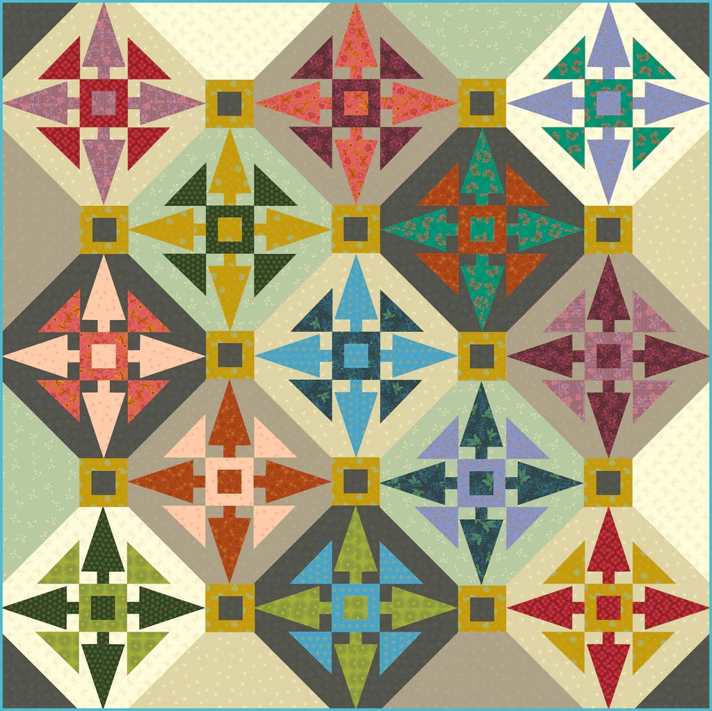 Compass Quilt Pattern
