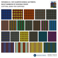 Load image into Gallery viewer, Pre-Order NIGHT RAINBOW Fat Quarter Bundle
