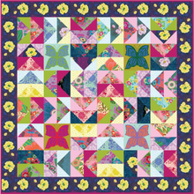 Load image into Gallery viewer, Pre-Order, Fluttering with Border Quilt Kit featuring with Overdressed Collection by Anna Maria from Northcott

