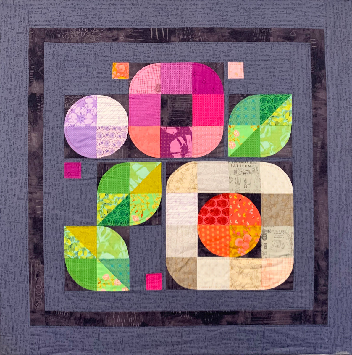 Mod Flower Box Quilt – Sewing Party