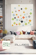 Load image into Gallery viewer, Pluses Quilt Pattern by Zen Chic
