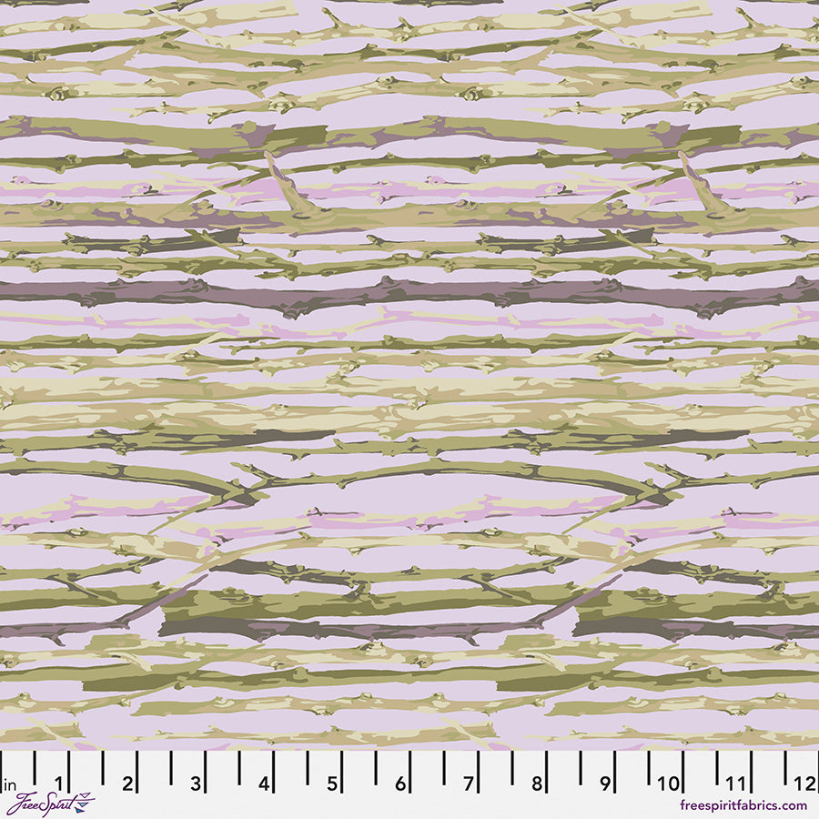 Pre-Order, Twig Stripe in Lavender, Garden Collection