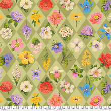 Load image into Gallery viewer, State Flowers in Sage from Nation of Flowers by Martha Negley for Freespirit, PWMN042.Sage
