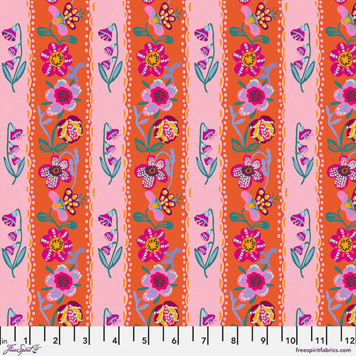 Pre-Order for A Spring In Paris, Wallpaper in TANGERINE by Nathalie Lete, PWNL047.TANGERINE