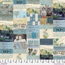 Load image into Gallery viewer, Collage in Blue from Palette Blue by Tim Holtz for Freespirit, PWTH280.Blue
