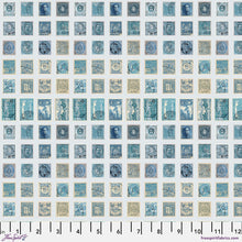 Load image into Gallery viewer, Stamps in Blue from Palette Blue by Tim Holtz for Freespirit, PWTH281.Blue
