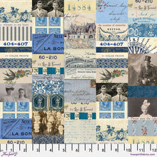 Load image into Gallery viewer, Map in Indigo from Palette Indigo by Tim Holtz for Freespirit, PWTH293.Indigo

