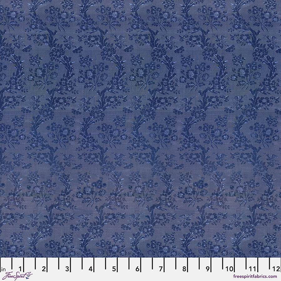 Tapestry in Indigo from Palette Indigo by Tim Holtz for Freespirit, PWTH296.Indigo