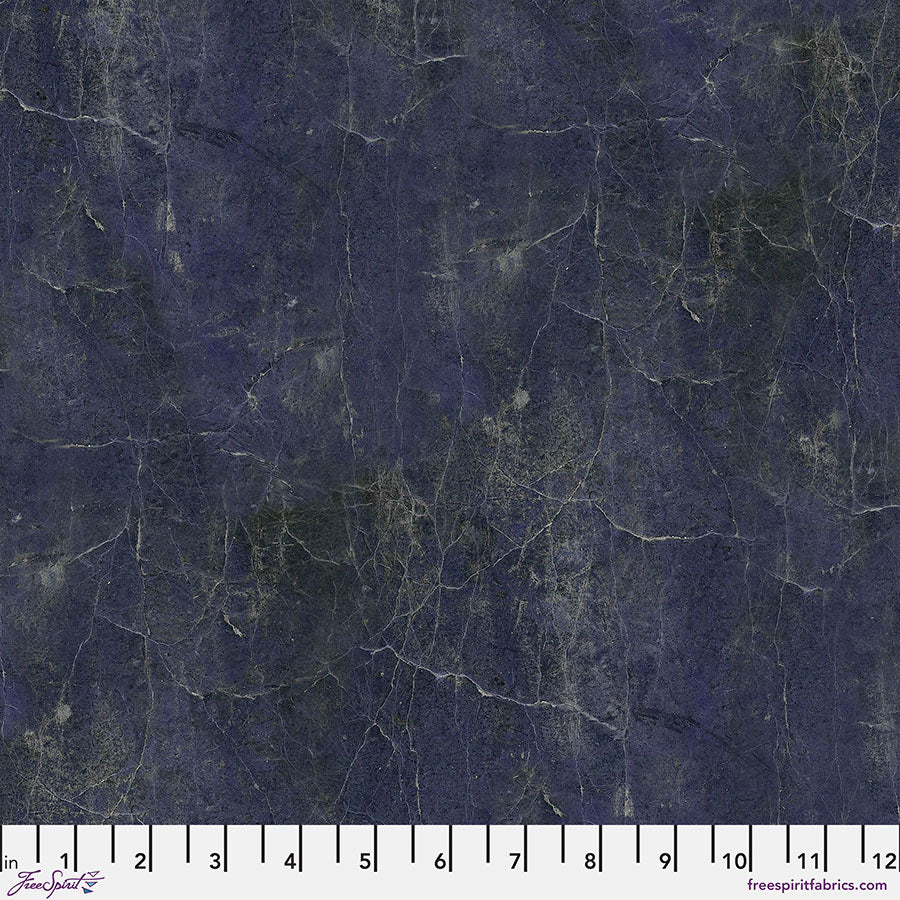 Pre-Order Vintage in Indigo from Palette Indigo by Tim Holtz for Freespirit, PWTH299.Indigo