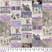 Load image into Gallery viewer, Pre-Order Eclectic Elements Palette Purple Fat Quarter Bundle by Tim Holtz for Freespirit Fabric
