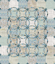 Load image into Gallery viewer, Tiny Prints in Blue from Palette Blue by Tim Holtz for Freespirit, PWTH288.Blue
