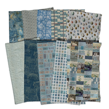 Load image into Gallery viewer, Tiny Prints in Blue from Palette Blue by Tim Holtz for Freespirit, PWTH288.Blue
