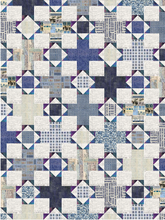 Load image into Gallery viewer, Typography in Indigo from Palette Indigo by Tim Holtz for Freespirit, PWTH295.Indigo
