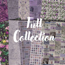 Load image into Gallery viewer, Pre-Order Eclectic Elements Palette Purple Fat Quarter Bundle by Tim Holtz for Freespirit Fabric
