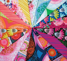 Load image into Gallery viewer, Pre-Order, Tipsy in Guava by Anna Maria from Perennial Borders Collection, Northcott, AMT140-23C, Anna Maria Textiles
