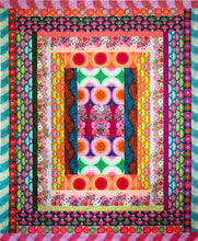 Load image into Gallery viewer, Pre-Order, Tipsy in Guava by Anna Maria from Perennial Borders Collection, Northcott, AMT140-23C, Anna Maria Textiles
