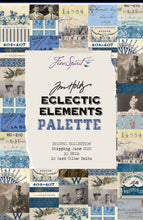 Load image into Gallery viewer, Pre-Order Eclectic Elements Palette Indigo Fat Quarter Bundle by Tim Holtz for Freespirit Fabric
