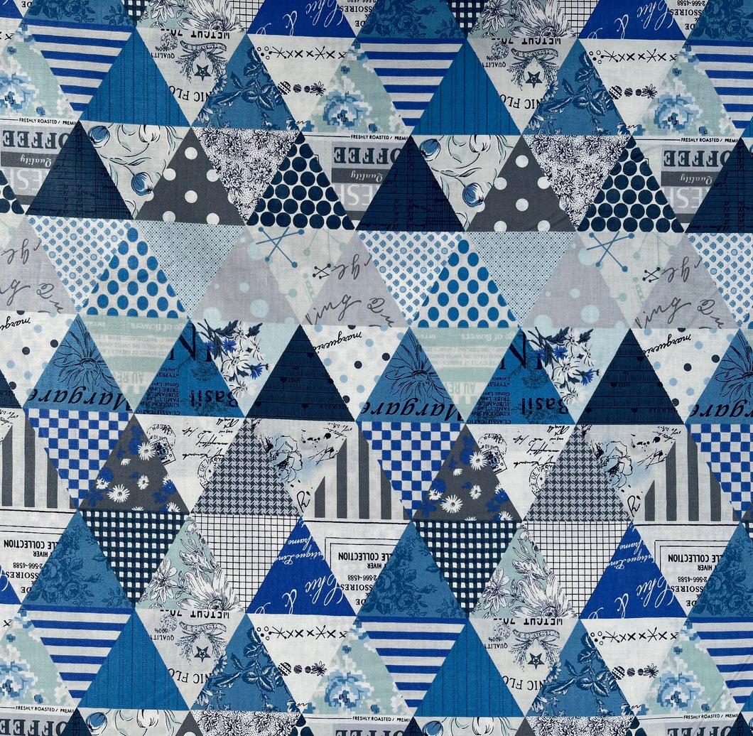 Mixed Triangles in Blue
