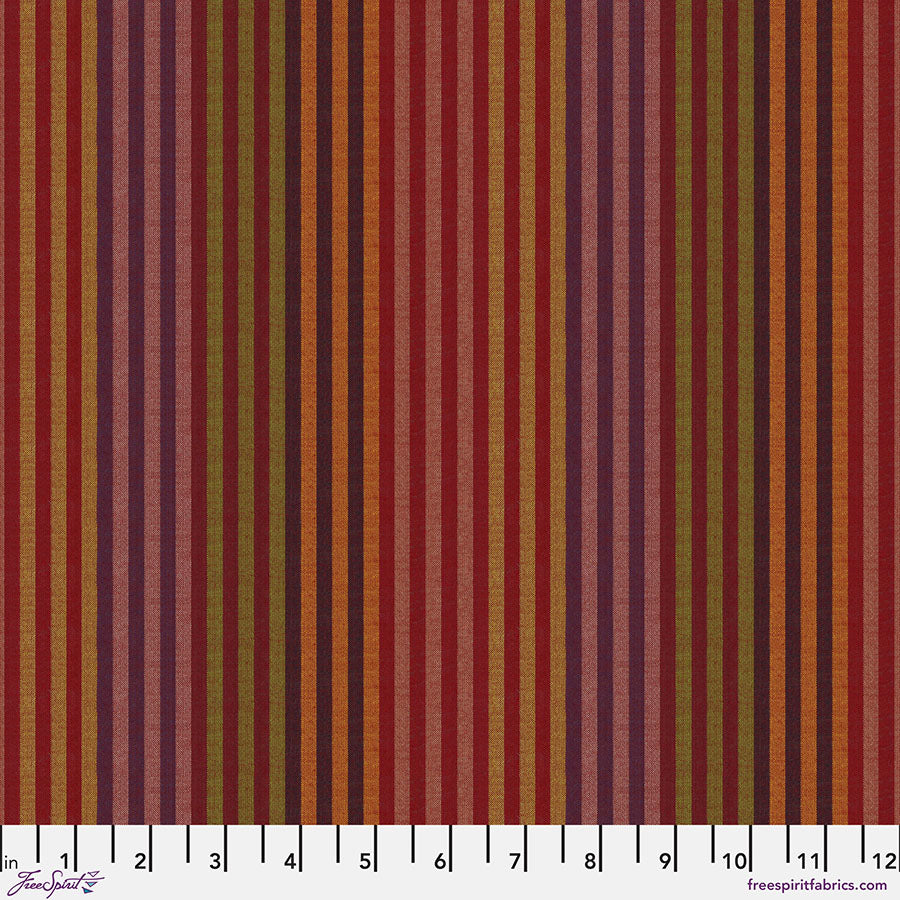 Pre-Order, Kaffe Fassett Woven Stripes, Caterpillar in Earth