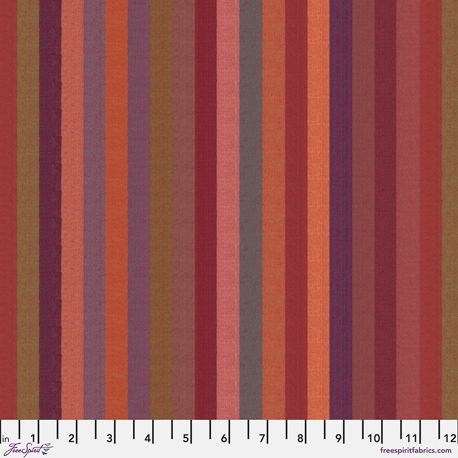 Pre-Order, Kaffe Fassett Woven Stripes, Broad Stripe in Red