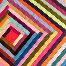 Load image into Gallery viewer, Big Log Cabin Quilt Pattern by Tara Faughnan
