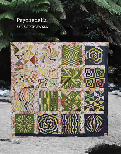 Psychedelia Pattern Booklet, Jen Kingwell Designs