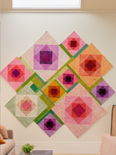 Load image into Gallery viewer, Rose Bouquet Quilt Pattern PDF
