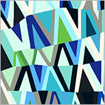 Load image into Gallery viewer, Pre-Order Kaleidoscope Wavelength in Sea Glass by Annabel Wrigley, Windham Fabrics, 54118D-6
