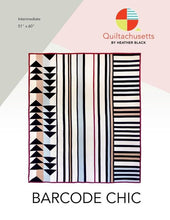 Load image into Gallery viewer, Barcode Quilt Pattern
