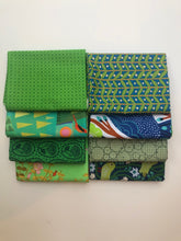 Load image into Gallery viewer, Cool Green Fat Quarter Precut Bundle
