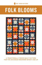 Load image into Gallery viewer, Folk Bloom Quilt Pattern
