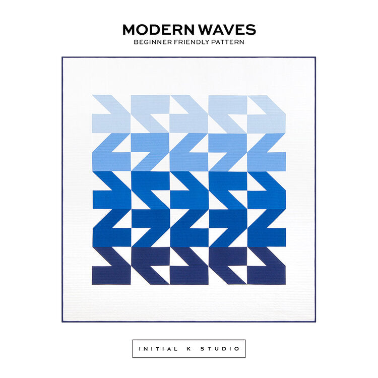 Modern Waves Quilt Pattern
